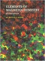 Book cover number 1 for Elements Of Magnetochemistry written by R. L. Dutta, A. Syamal published by East-West Press Private Limited