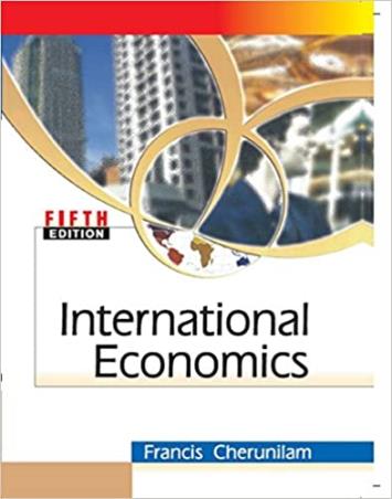 Book cover number 1 for International Economics written by Francis Cherunilam published by McGraw Hill Education Private Limited