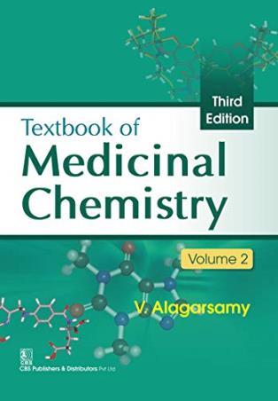 Book cover number 1 for Textbook Of Medicinal Chemistry Volume 2 written by V. Alagarsamy published by CBS Publishers & Distributors Pvt. Ltd.
