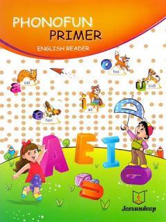 Book cover number 1 for Phonofun Primer English Reader written by Myrtle L. Amaral, Rhoda J. Ghandhy published by Jeevandeep Edumedia Pvt. Ltd.