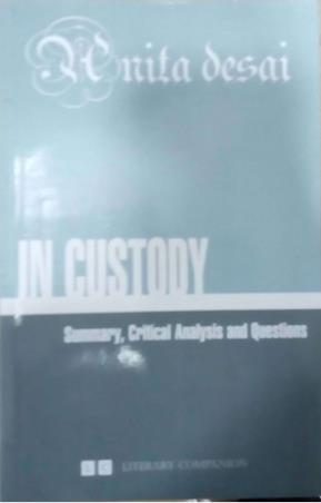Book cover number 1 for In Custody written by NA published by Aarti Book Centre
