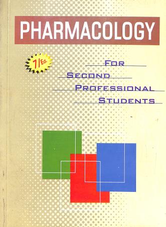 Book cover number 1 for Pharmacology For Second Professional Students written by A. K. Das, S. P. Maity, R. N. Chatterjee published by Books & Allied (P) Ltd.