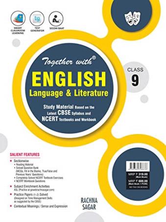 Book cover number 1 for Together With English Language &  Literature Class 9 written by Neeta Sharma published by Rachna Sagar Pvt. Ltd.