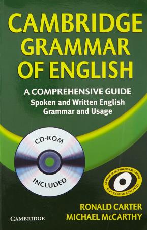 Book cover number 1 for Cambridge Grammar Of English : A Comprehensive Guide written by Michael McCarthy, Ronald Carter published by Cambridge University Press