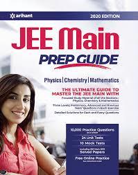 Book cover number 1 for JEE Main Prep Guide 2020 Physics Chemistry Mathematics written by Deepak Paliwal, Lakshman Prasad, Atique Hassan, Ajit Kumar Jha, Rajkumar Soni, Vishnu Gupta published by Arihant Prakashan