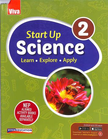 Book cover number 1 for Start Up Science Class 2 (NEP 2020) written by Neha Sharma, Anjali Sharma published by Viva Education