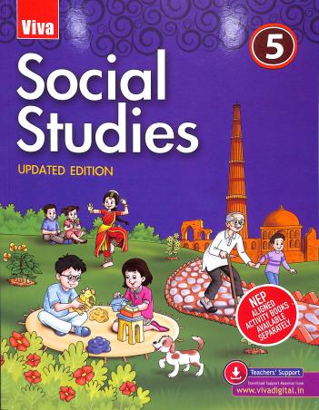 Book cover number 1 for Social Studies Class 5 written by Sangeeta Gupta published by Viva Education