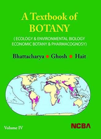 Book cover number 1 for A Textbook Of Botany Volume 4 written by Kashinath Bhattacharya, Gopinath Hait, Ashim Kumar Ghosh published by New Central Book Agency (P) Ltd