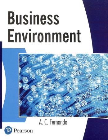 Book cover number 1 for Business Environment written by A. C. Fernando published by Pearson Education