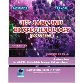 Book cover number 1 for IIT Jam / Jnu Biotechnology (Volume 2) written by Manish Rajpal published by Samvedna Publication