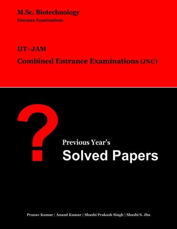 Book cover number 1 for M.Sc. Biotech Previous Years Solved Papers written by Pranav kumer, Anand Kumar published by Pathfinder Publication