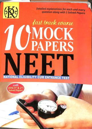Book cover number 1 for Fast Track 10 Mock Papers NEET written by NA published by Kailash Publications Pvt. Ltd.
