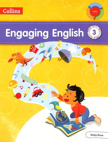 Book cover number 1 for Engaging English Coursebook 3 written by Ruby Bose published by Harper Collins Publishers