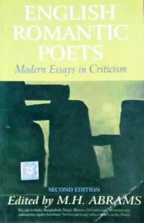 Book cover number 1 for English Romantic Poets Modern Essays In Criticism written by M. H. Abrams published by Oxford University Press