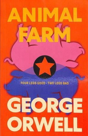 Book cover number 1 for Animal Farm written by George Orwell published by Fingerprint Publishing