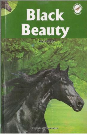 Book cover number 1 for Black Beauty written by Anna Sewell published by Sparrow Books