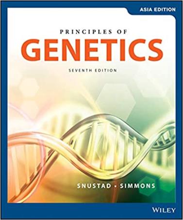 Book cover number 1 for Principles Of Genetics written by Michael J. Simmons, D. Peter Snustad published by Wiley India Pvt. Ltd.