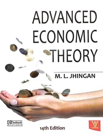 Book cover number 1 for Advanced Economic Theory written by M. L. Jhingan published by Vrinda Publications (P) Ltd.