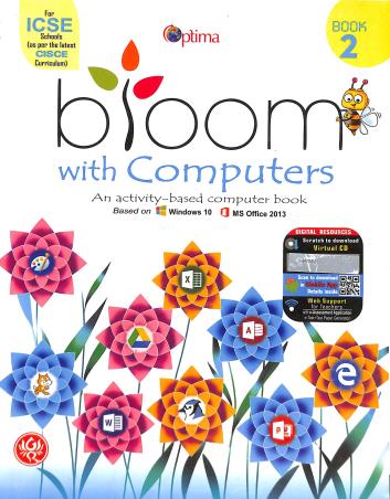 Book cover number 1 for Optima Bloom With Computers Book 2 ICSE written by Nidhi Gupta published by G. Ram Books (P.) Ltd