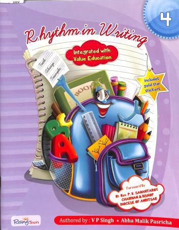 Book cover number 1 for Rhythm In Writing 4 written by V. P. Singh published by Rising Sun Publishing Company