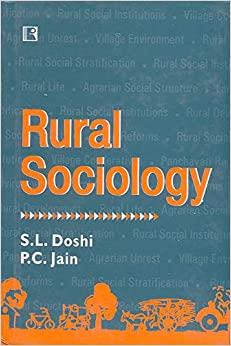 Book cover number 1 for Rural Sociology written by P. C. Jain, S. L. Doshi published by Rawat Publications
