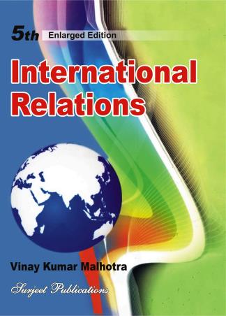 Book cover number 1 for International Relations written by Vinay Kumar Malhotra published by Surjeet Publications
