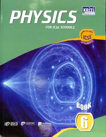 Book cover number 1 for Physics For ICSE School Book 6 written by N. C. Tewari published by Kriti Prakashan Private Limited
