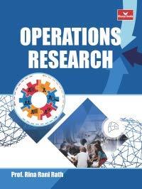Book cover number 1 for Operations Research written by Rina Rani Rath published by Bhavya Books