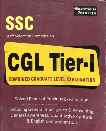 Book cover number 1 for SSC CGL Tier 1 : Combined Graduate Level Examination written by NA published by Sahitya Bhawan