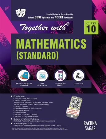 Book cover number 1 for Together With Mathematics (Standard) CBSE Class 10 written by S. K. Batra published by Rachna Sagar Pvt. Ltd.