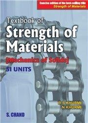Book cover number 1 for Textbook Of Strength Of Material (Mechanics Of Solids) written by R. S. Khurmi, N. Khurmi published by S. Chand Publishing