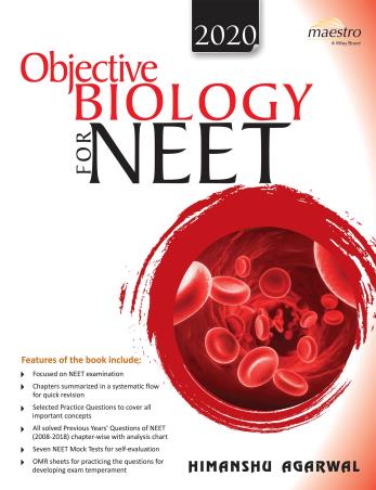 Book cover number 1 for Objective Biology For NEET (2020) written by Himanshu Agarwal published by Wiley India Pvt. Ltd.