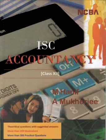 Book cover number 1 for ISC Accountancy Class 12 written by M. Hanif, A. Mukherjee published by New Central Book Agency (P) Ltd