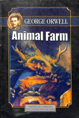 Book cover number 1 for Animal Farm written by George Orwell published by UBS Publishers' Distributors Pvt. Ltd.