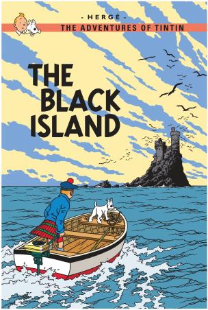 Book cover number 1 for The Adventures Of Tintin : The Black Island written by Herge published by Egmont