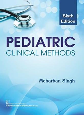 Book cover number 1 for Pediatric - Clinical Methods written by Meharban Singh published by CBS Publishers & Distributors Pvt. Ltd.