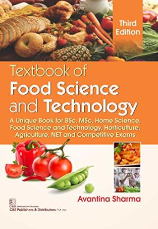 Book cover number 1 for Textbook Of Food Science And Technology written by Avantina Sharma published by CBS Publishers & Distributors Pvt. Ltd.