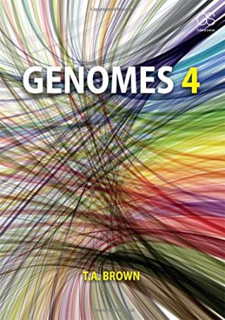 Book cover number 1 for Genomes 4 written by T. A. Brown published by Garland Science