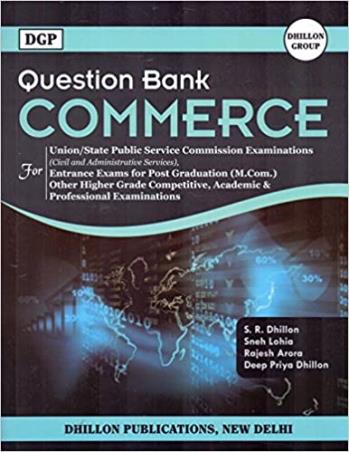 Book cover number 1 for Question Bank Commerce written by NA published by Dhillon Group of Publications