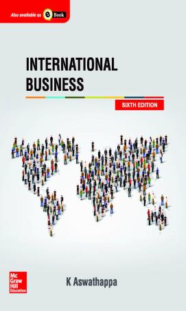 Book cover number 1 for International Business written by K. Aswathappa published by McGraw Hill Education Private Limited