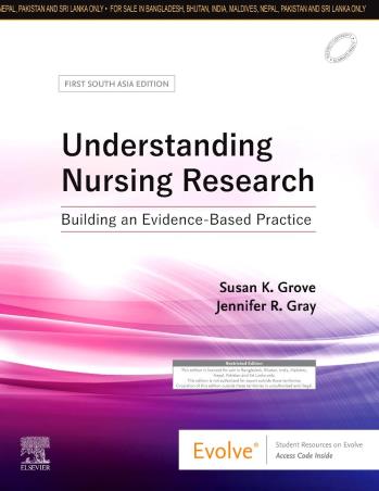 Book cover number 1 for Understanding Nursing Research : Building An Evidence-Based Practice written by Susan K. Grove, Jennifer R. Gray published by Elsevier