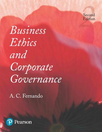 Book cover number 1 for Business Ethics And Corporate Governance written by A. C. Fernando published by Pearson Education