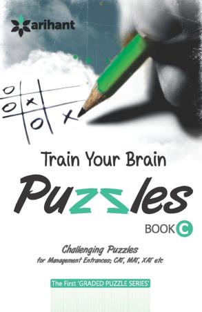 Book cover number 1 for Train Your Brain Puzzles Book C written by NA published by Arihant Publications (India) Limited