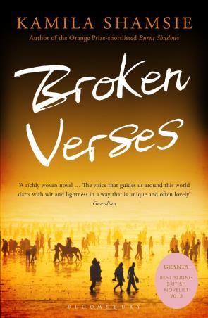 Book cover number 1 for Broken Verses written by Kamila Shamsie published by Bloomsbury Publishing