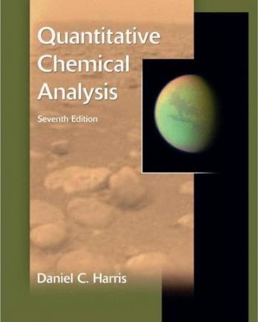 Book cover number 1 for Quantitative Chemical Analysis written by Daniel C. Harris published by W. H. Freeman And Company