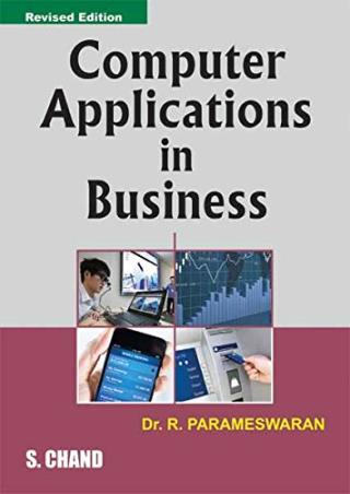 Book cover number 1 for Computer Application In Business written by R. Parameswaran published by S. Chand Publishing
