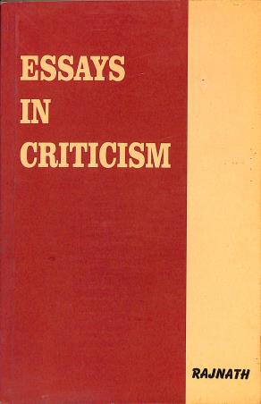 Book cover number 1 for Essays In Criticism written by Rajnath published by Doaba House
