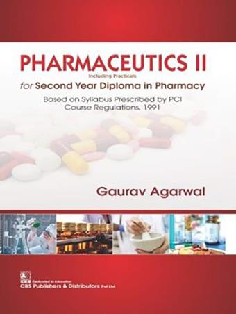Book cover number 1 for Pharmaceutics 2 (For Second Year Diploma In Pharmacy) written by Gaurav Agarwal published by CBS Publishers & Distributors Pvt. Ltd.