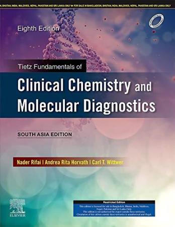 Book cover number 1 for Tietz Fundamentals Of Clinical Chemistry And Molecular Diagnostics written by Nader Rifai published by Elsevier