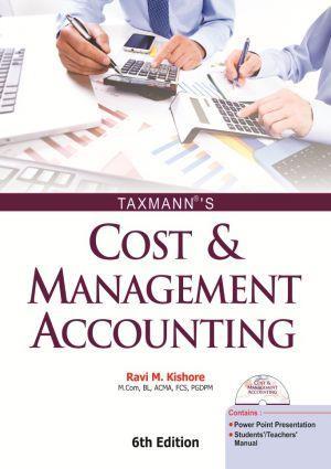 Book cover number 1 for Cost & Management Accounting written by Ravi M. Kishore published by Taxmann Publications Pvt. Ltd.